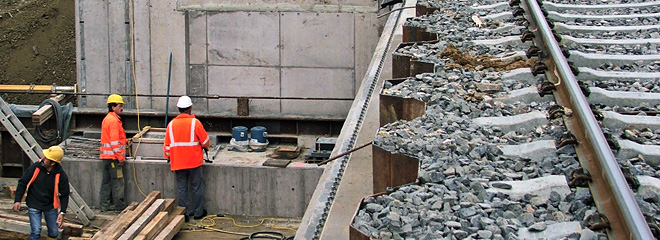 Planung von Bahnbaustellen und Bauüberwachung